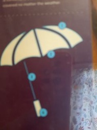 cabeau umbrella 防撇雨 雨傘