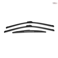 3pcs Front Rear Windshield Windscreen Wiper Blade Set Replacement for Peugeot 206 98-10  MOTO-4.22