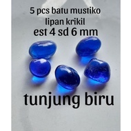 Mini king sapphire gravel agate 5 pcs