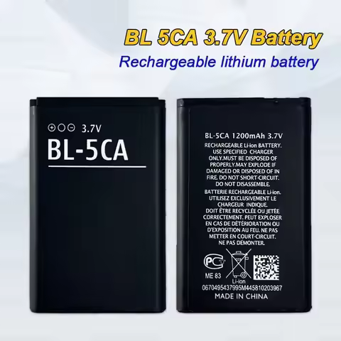 BL-5CA 3.7V Battery 1100mAh BL5CA Lithium Rechargeable Cell for Nokia 1110i 1100 1112 1116 1110 1200
