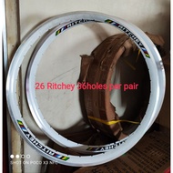 26 Ritchey bicycle mtb rim 36holes sold by pair