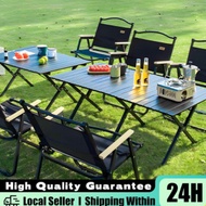 Camping Table Portable Outdoor Foldable Table 120/150CM Meja Lipat Picnic Table Egg Roll 折叠桌蛋卷桌