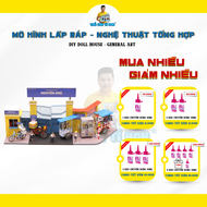 Mô Hình Sài Gòn Thu Nhỏ Tự Lắp Ráp - Thế Giới Tí Hon - Hồi Ức Mái Trường Xưa - GP02