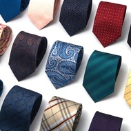 Formal Wear Men's Tie European American Fashion Hot Sale 8CM Tie Casual Business All-Match Polyester