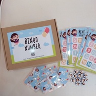Big Bingo number Educational Game Math Numbers