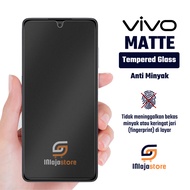 LAYAR Matte Glass Full Screen Vivo V40 Lite 4G V40 Lite 5G V40 SE 5G Anti-Scratch Tempered Glass Ant