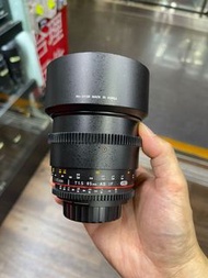 電影鏡 SAMYANG 85mm t1.5 for Nikon