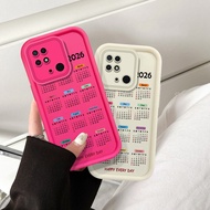 2026 New Year Calendar Back Casing Cover For Redmi A1+ A3 10 10C Redmi 11A 12 12C 13C Xiaomi POCO C5