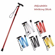 Folding trekking pole climbing stick/ tracking pole/ - Black