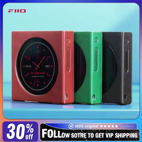 FiiO SK-DISC Magnetic Protective Case PU Leather Black/Red/Green MP3 Case for Fiio Snowsky DISC MP3 