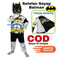 Kids Wings Suit Boys Superhero Wings Suit Kids Clothes Long Costume 2-10 Years