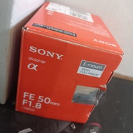 Box sony fe 50mm f1.8