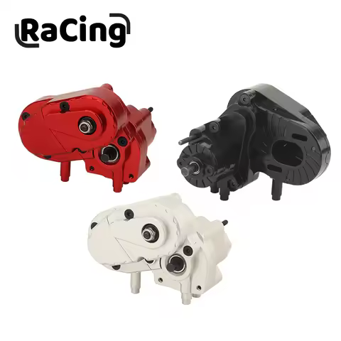 CNC Complete Gearbox Dig Transmission Box Dig Gear for 1/10 RC Crawler Axial SCX10 II AXI03004 Capra