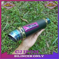 CJ Ipoh Racingknalpot/ CJ Ipoh Exhaust Inlet 50mm/Silker only