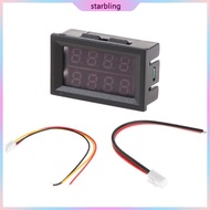 Star Multimeter Display Voltage Current Tester DC 0-100V 10A Detector Voltage Current