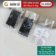 Wholesale 5kg Seaweed Bar Bag 7x14cm - Thick and Sturdy Bag {Gold Pack VN] Bekas Plastik