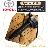 (100% ORIGINAL) TOYOTA INGITION PLUG COIL TOYOTA CAMRY 03'' ACV30 / HARRIER ACU30 / ESTIMA ACR30 909