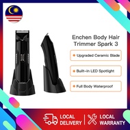 Enchen Spark 3 Body Hair Trimmer Epilator For Men Women 100% Waterproof Electric Body Hair Shaver