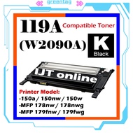 Greentag 119A ที่เข้ากันได้ W2090A W2093A W2092A W2091A สำหรับสี150a 150nw MFP178NW MFP179FNW MFP 17