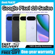Google Pixel 10 Pro XL Google Pixel 10 Pro Google Pixel 10 Google Tensor G5 6.8"/6.3" 5200/4870/4970