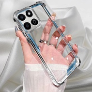 สำหรับ Honor X6C เคสซิลิโคนเคลือบฝาครอบด้านหลังกันกระแทกป้องกันเคสโทรศัพท์สำหรับ Honor X6C HonorX6C 