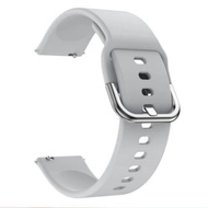 strap smartwatch aukey fitnes tracker 12 activity tali jam rubber - abu-abu