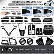 AMAZING HONDA CITY TMO 2009-2013 CAR FULL SET INTERIOR EXTERIOR FRAME COVER GARNISH ACCESSORIES CITY
