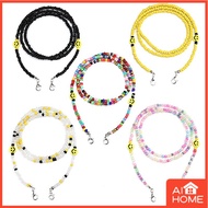 Face mask lanyard Korean fashion smiley bead Eyeglass Strap Mask Hlder Face Mask Lanyard Holder Fash