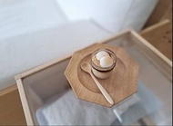 日本木工作家cogu小具木八角碟handmade wooden plate一隻細size