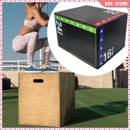 [Wishshopefhx] Plyometric Jump Box Jump Training Box Plyo Box for Gym Exercise Fitness
