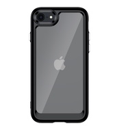 iPhone 7 Case RUILEAN Transparent Hard Back with Shockproof Enhanced Side Protective Bumper Phone Co