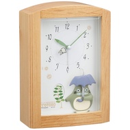 RHYTHM My Neighbor Totoro Alarm Clock Music Box with Melody Brown Totoro R752N 4RM752MN06 【Direct from Japan】