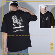 Silver reflective shirt Capricorn - Zodiac sign (December 22 - January 19) unisex short sleeve