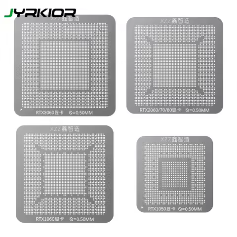 XZZ RTX 1050/1060/2060/2070/2080/3060 Graphics Card BGA Reballing Stencil INTEL/ NVIDIA/ ATI Video C
