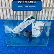 Mini Fish Tank 40x30x30cm 5mm Glass Fully Grinded with Super Sharp Glue. Free Pool Bottom Rubber.