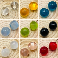 Cheongsam Button Imitation Jade Bead Button Round Tang Suit Hanfu Colorful Pearl Button Resin Shirt 