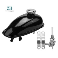2L Motorized Bike Motorcycle Fuel Tank Fit for 49Cc 50Cc 60Cc 66Cc 80Cc  Motorized Bike Motorcycle F