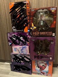 清貨，ONEPIECE POP 海賊王路飛烏索普，長闊盒，龍珠一番賞
