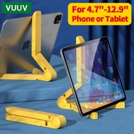 VUUV Desktop Folding Tablet Holder For 4.7 to 12.9 inch Universal Mobile Phone Tablet Stand For Xiaomi Samsung Huawei iPad Stand