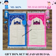 Sejadah Turkey Gift Box Set Hadiah Budak Tabung Coin Tasbih Camera Toy Lelaki Dan Perempuan