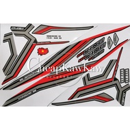 Y15 Y15ZR MX KING 150 ( 22 ) Custom Vietnam Body Cover Set Stripe Sticker - Red / Silver / Blue / Wh