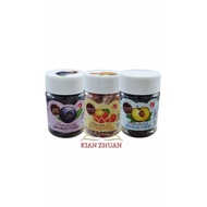Baiguo Plum and Lime Peel Candied Blueberry, Plum HONEY,HONEY ORANGE 90g and 85g