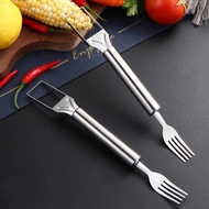 Stainless Steel Double-Headed Watermelon Cutter Fork Fruit Fork Meat Extractor Watermelon Pulp Cutte