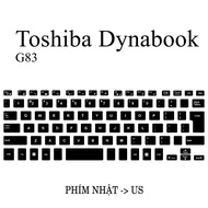 Toshiba Dynabook G83 Laptop Key Button Decal