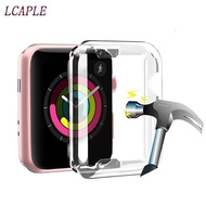 Case for apple watch 6 44mm 40mm iwatch 3 42mm 40mm silicone Screen protector case soft All around apple watch se 6 5 4 3 cover
