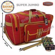 Tas Pakaian Besar Super Jumbo Travel Bag Polo ALF Bepergian Multi Warna 0202  jinjing  Mudik   Selem