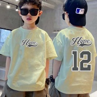 2026【220G 100%Cotton】 NELLY children's t shirt round neck 100% Premium cotton unisex size 2/3 to 12/