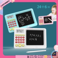 2 in 1 Handwriting Board for Kid Oral Calculator Math Game Learning Machine Math Trainer with Drawin