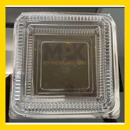 OPS-L300 / OP-L300 ( 7" )Square Cake Tray- Butter Cake/ Plastic Tray/Bakery Disposable Plastic Box/B