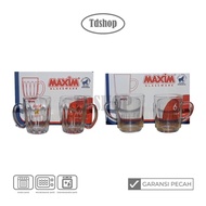 Tdshop Tea Glass/Coffee Glass/KOPITIAM MAXIM Glass 1 box Contains 6pcs